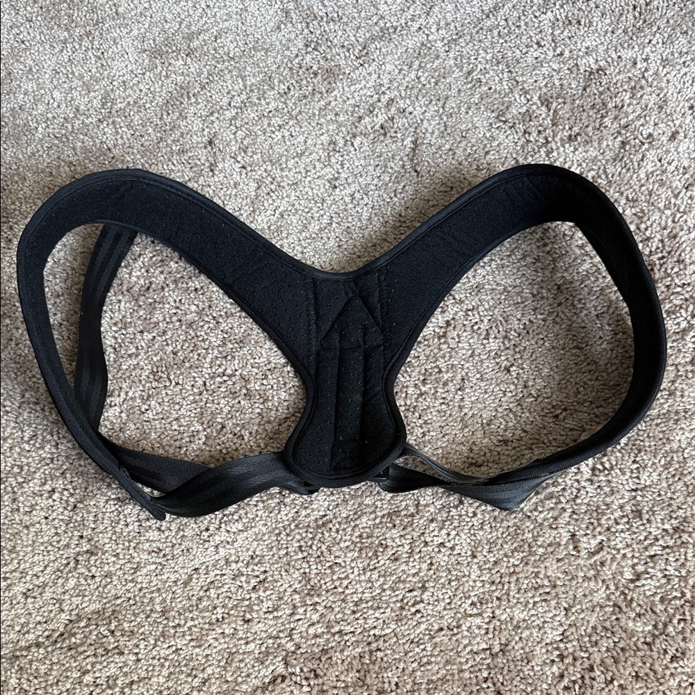 Adjustable Black Posture Corrector Strap